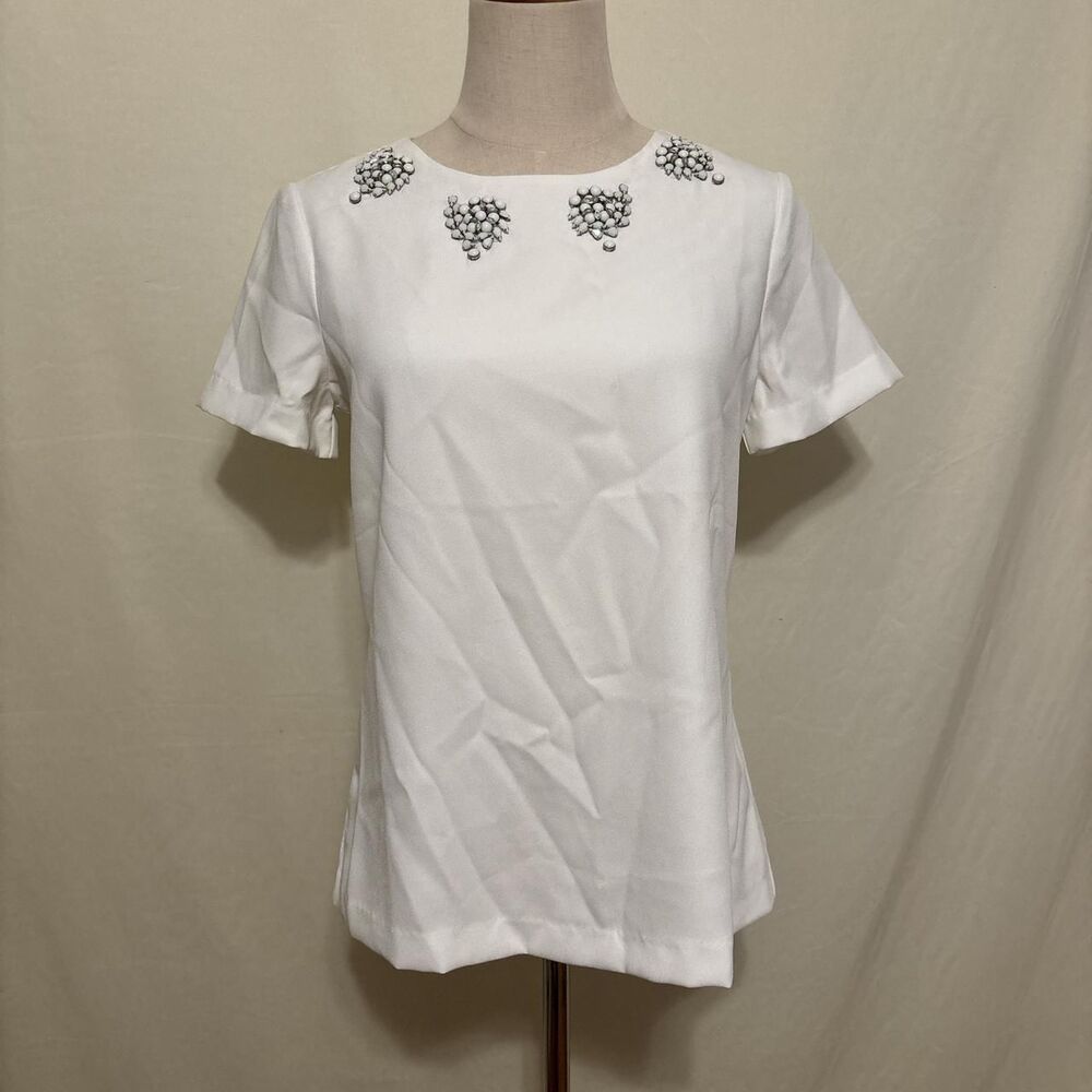 short sleeve blouse top